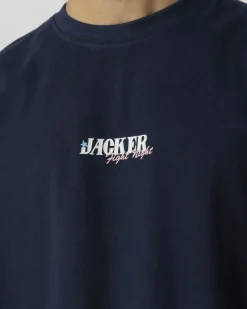 T-shirts|JACKER FIGHT T-SHIRT - NAVY