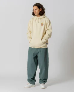 Pantalons & Shorts|JACKER FLOP TWILL EXTRA BAGGY PANT - TEAL