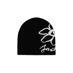 Headwear|JACKER FLOWER VISION BEANIE - BLACK