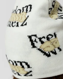 Headwear|JACKER FREEDOM WRITERZ BEANIE - BEIGE