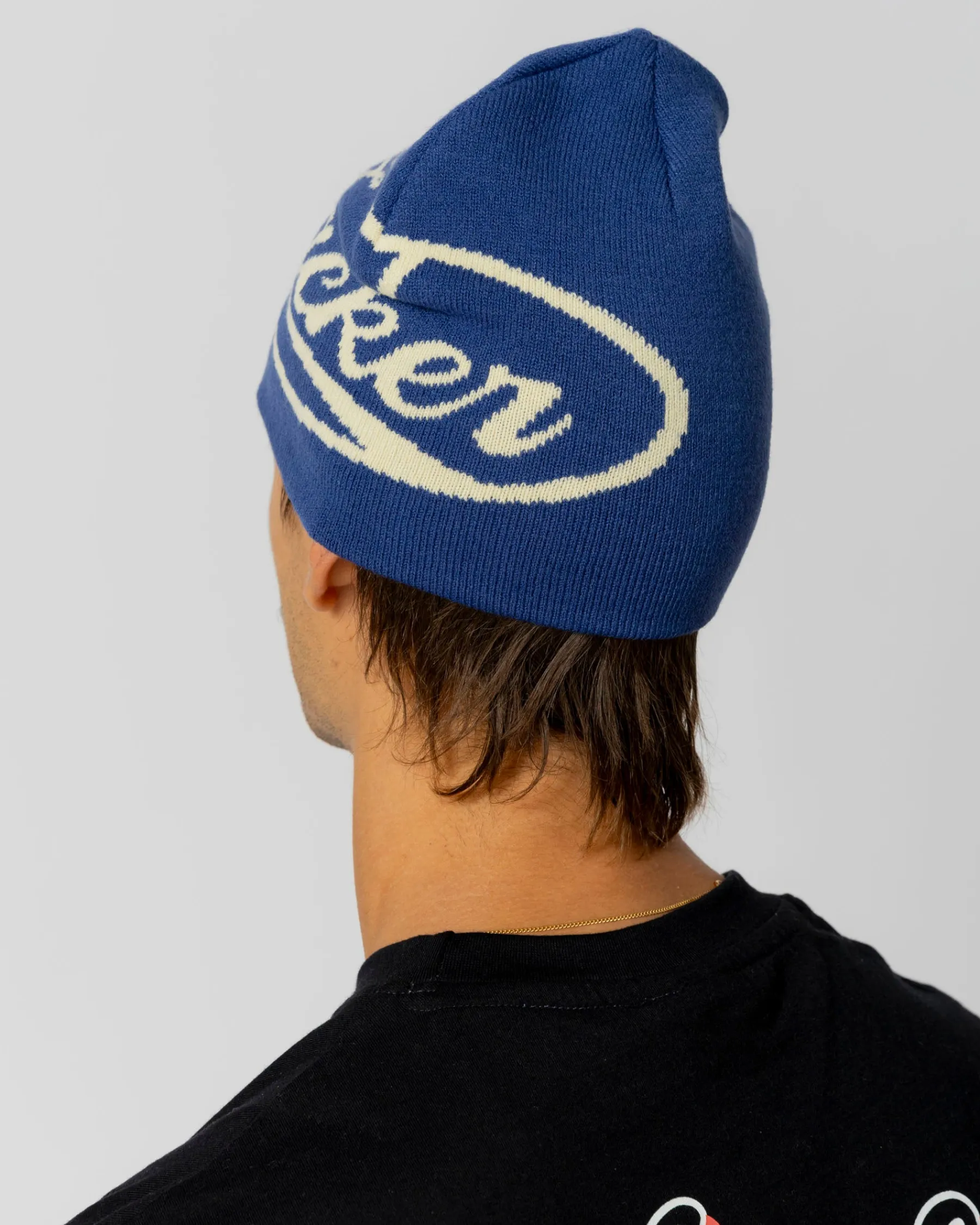 Headwear|JACKER GARAGE BEANIE - NAVY