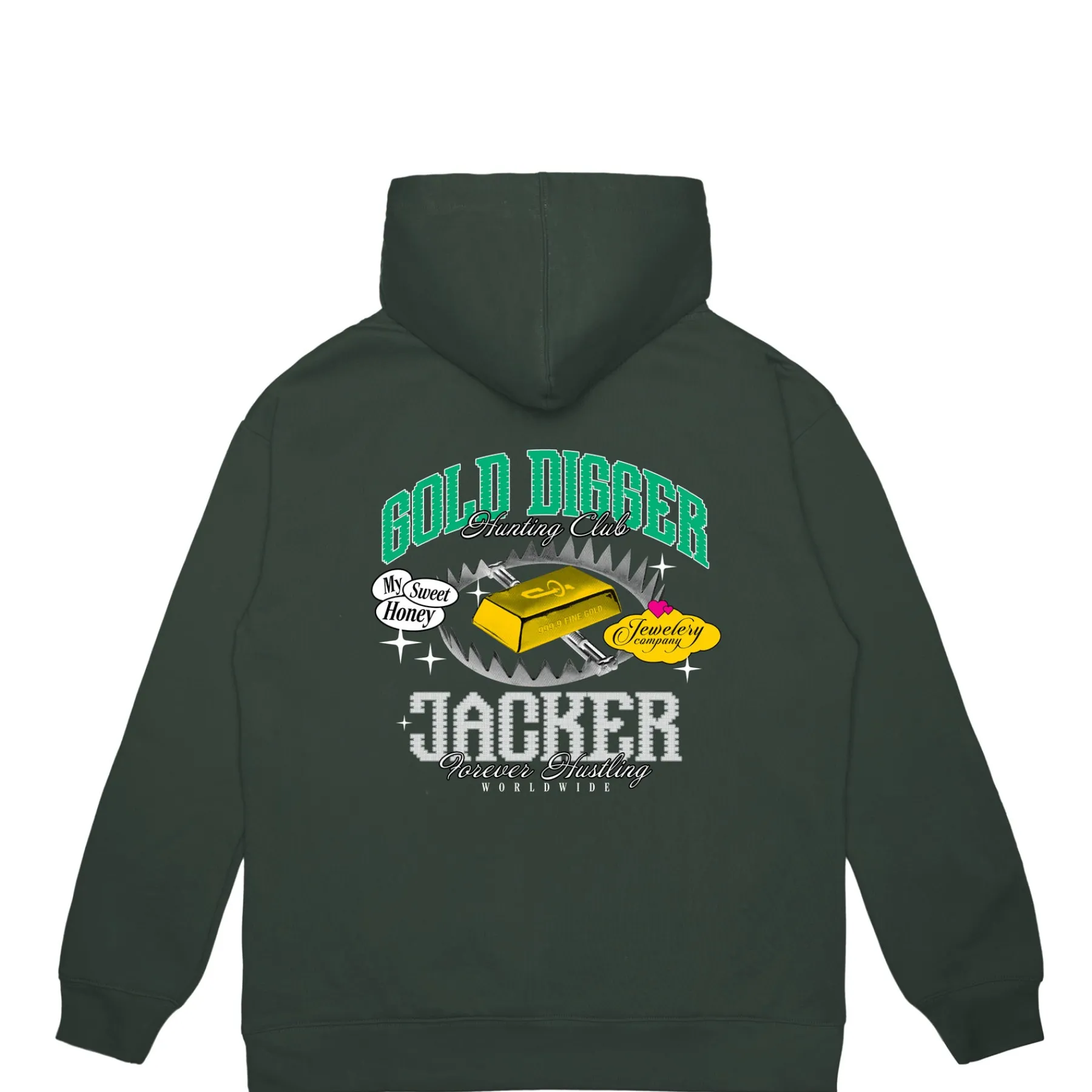 Sweats|JACKER GOLD DIGGER HOODIE - GREEN