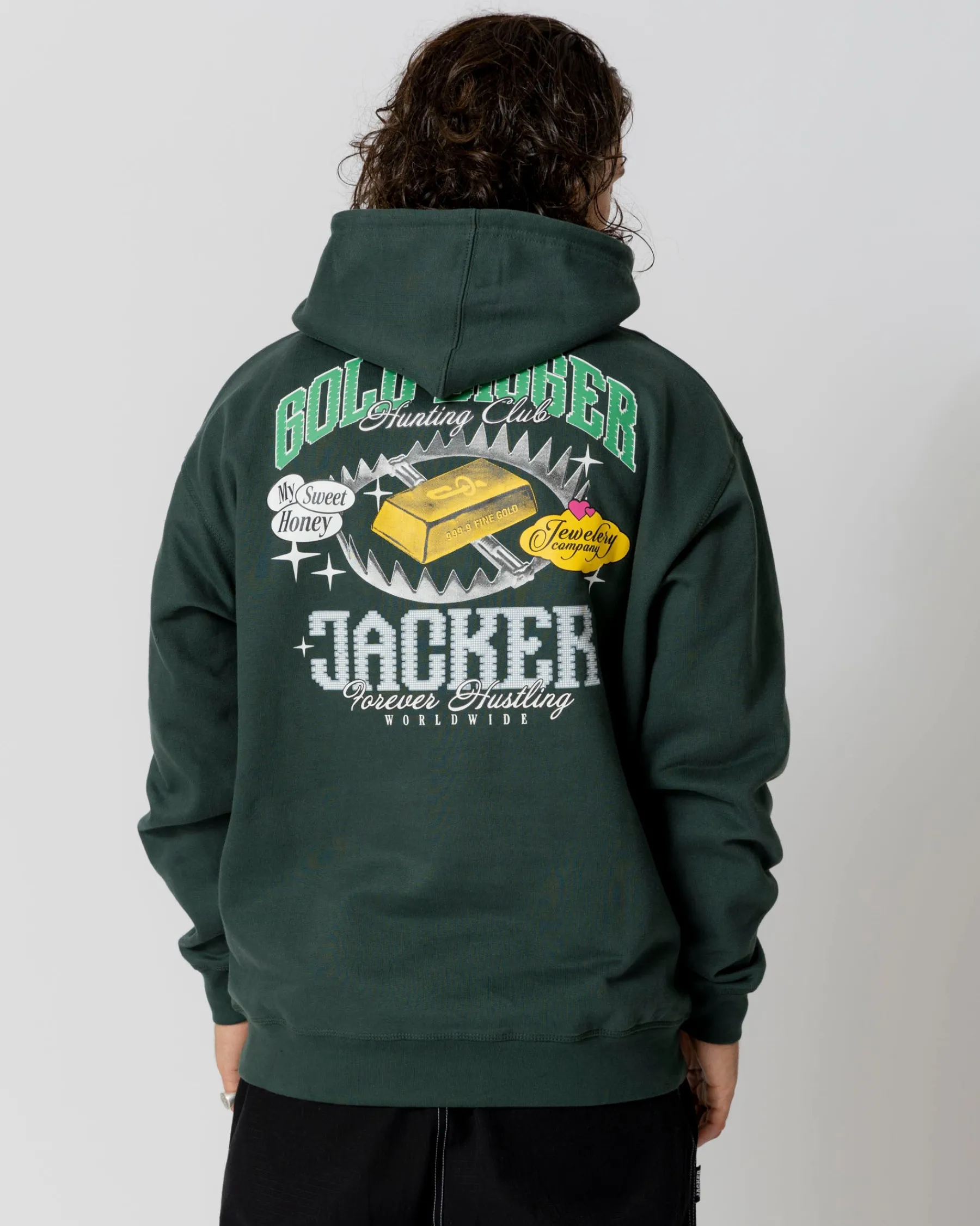 Sweats|JACKER GOLD DIGGER HOODIE - GREEN
