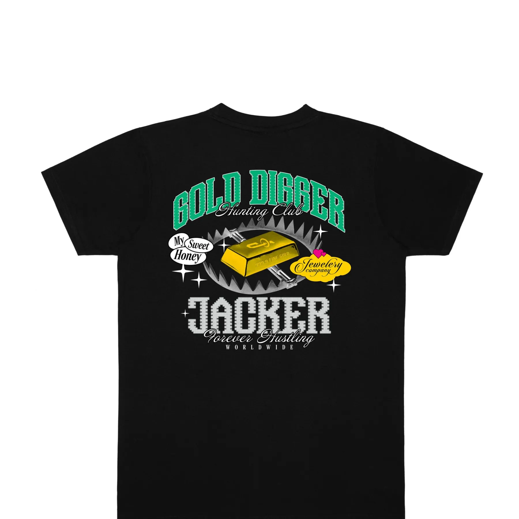 T-shirts|JACKER GOLD DIGGER T-SHIRT - BLACK