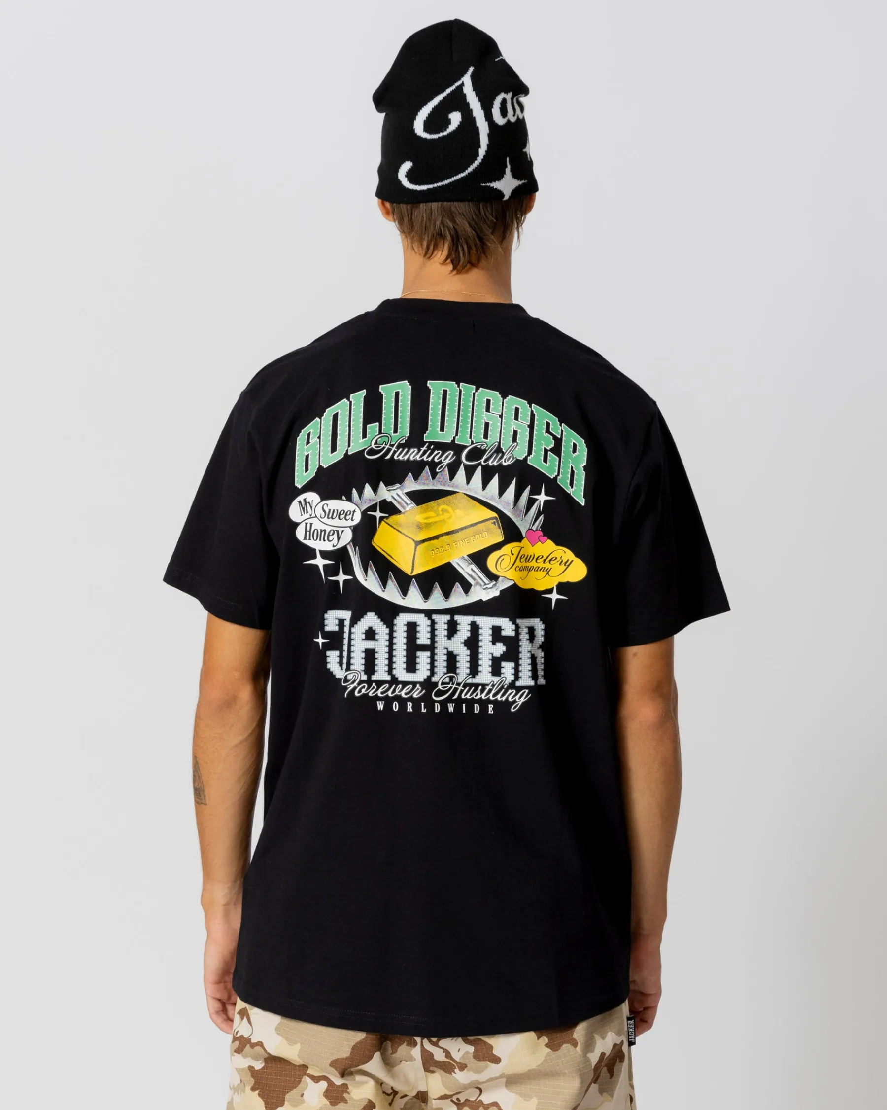 T-shirts|JACKER GOLD DIGGER T-SHIRT - BLACK
