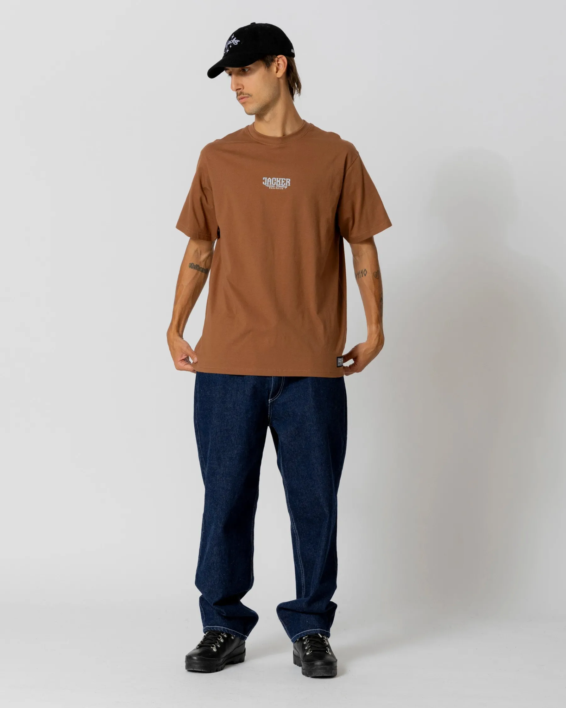 T-shirts|JACKER GOLD DIGGER T-SHIRT - BROWN