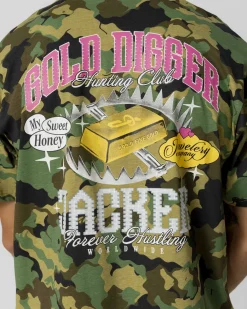 T-shirts|JACKER GOLD DIGGER T-SHIRT - ORGIA CAMO