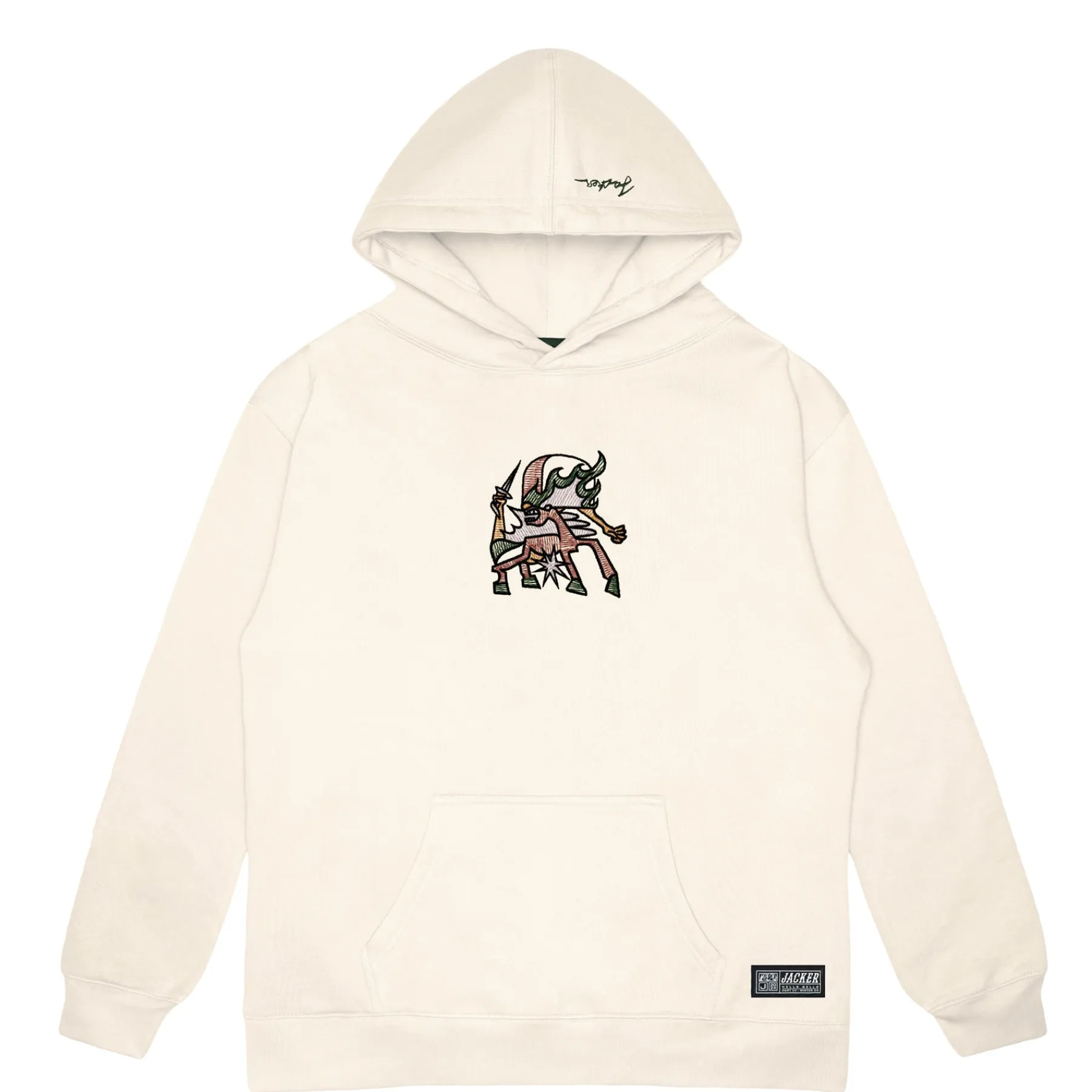 Sweats|JACKER HORSICA HOODIE - BEIGE
