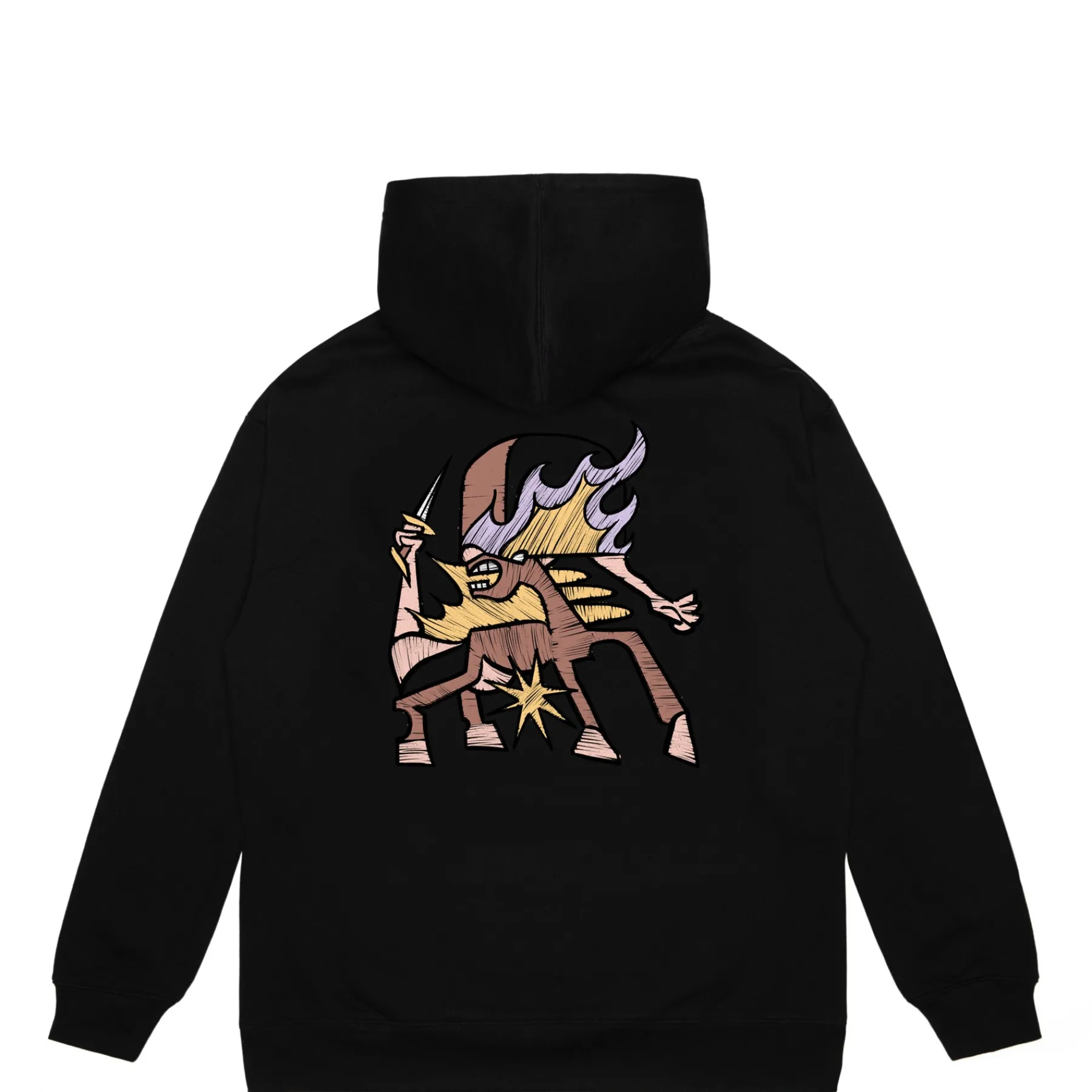 Sweats|JACKER HORSICA HOODIE - BLACK