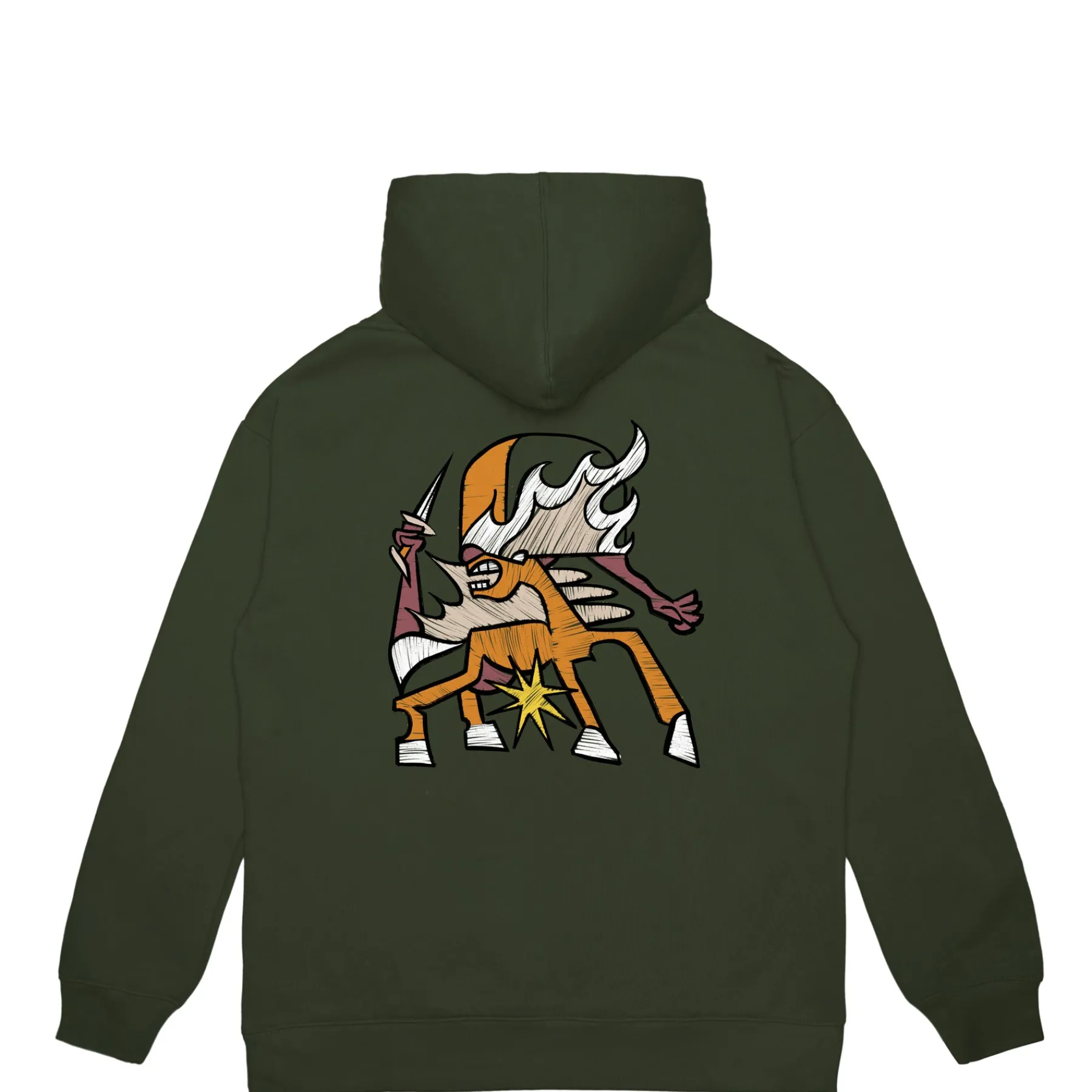 Sweats|JACKER HORSICA HOODIE - GREEN