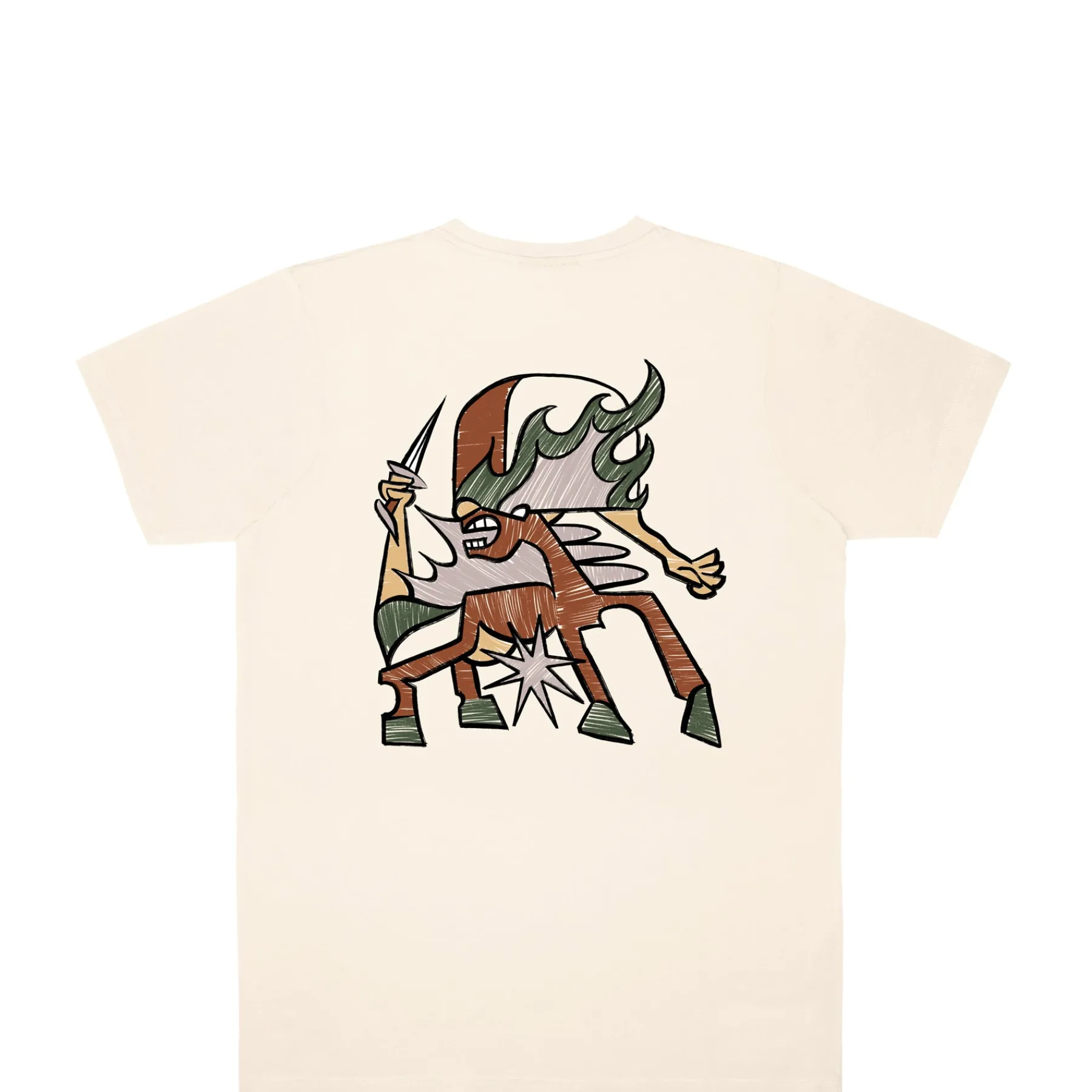 T-shirts|JACKER HORSICA T-SHIRT - BEIGE
