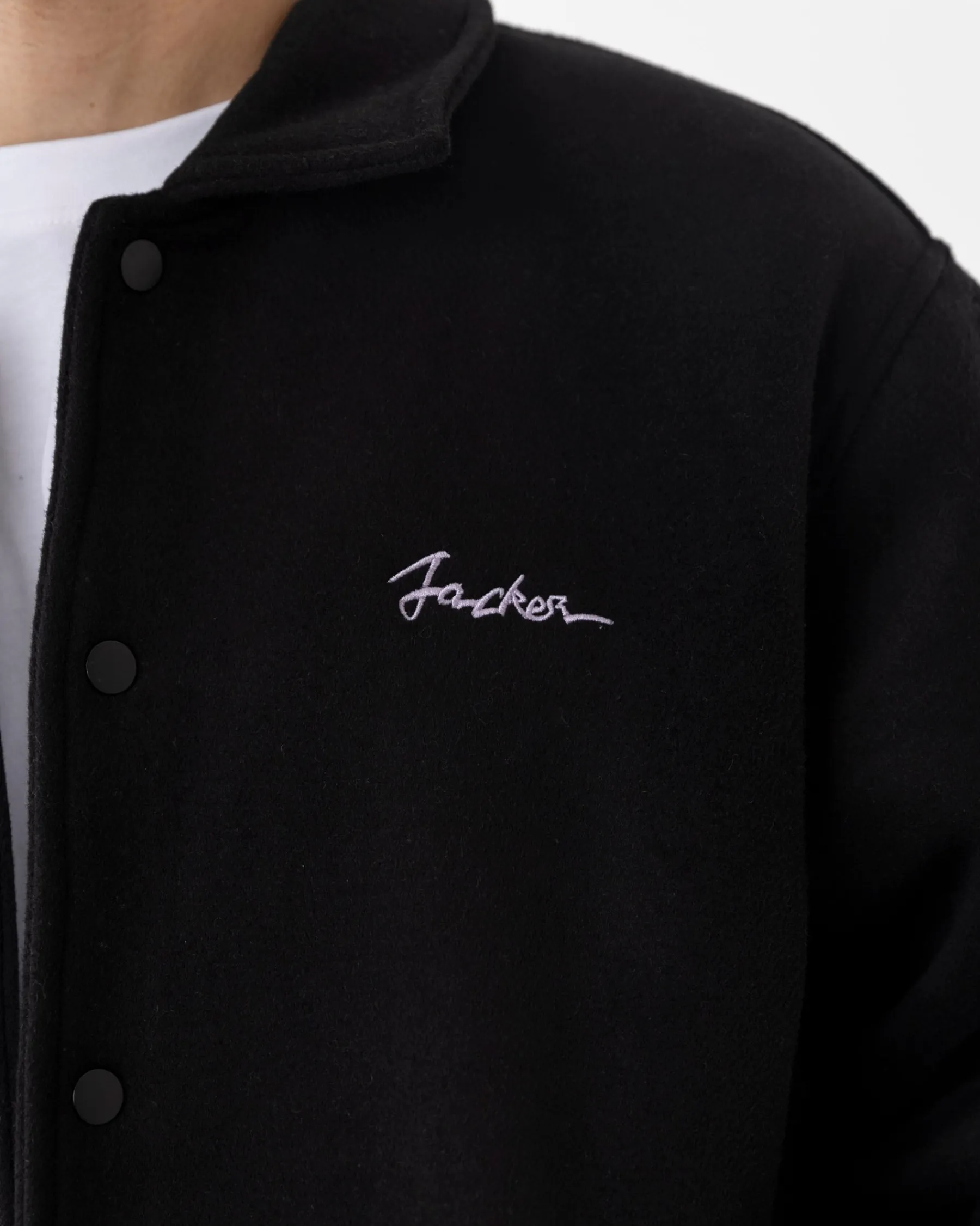 Vestes|JACKER HORSICA VARSITY JACKET - BLACK