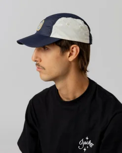 Headwear|JACKER JFC CAP - BEIGE / BLUE