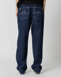 Pantalons & Shorts|Denim|JACKER J-STAR DENIM PANT RAW - BLUE