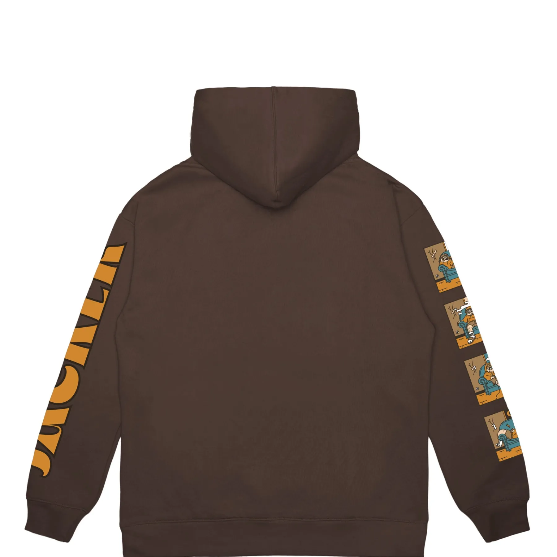Sweats|JACKER LAZY - HOODIE - BROWN