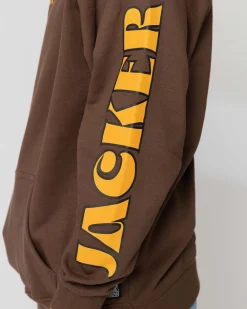 Sweats|JACKER LAZY - HOODIE - BROWN