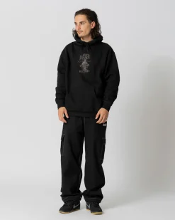 Sweats|JACKER LOBSTER SERVICE HOODIE - BLACK