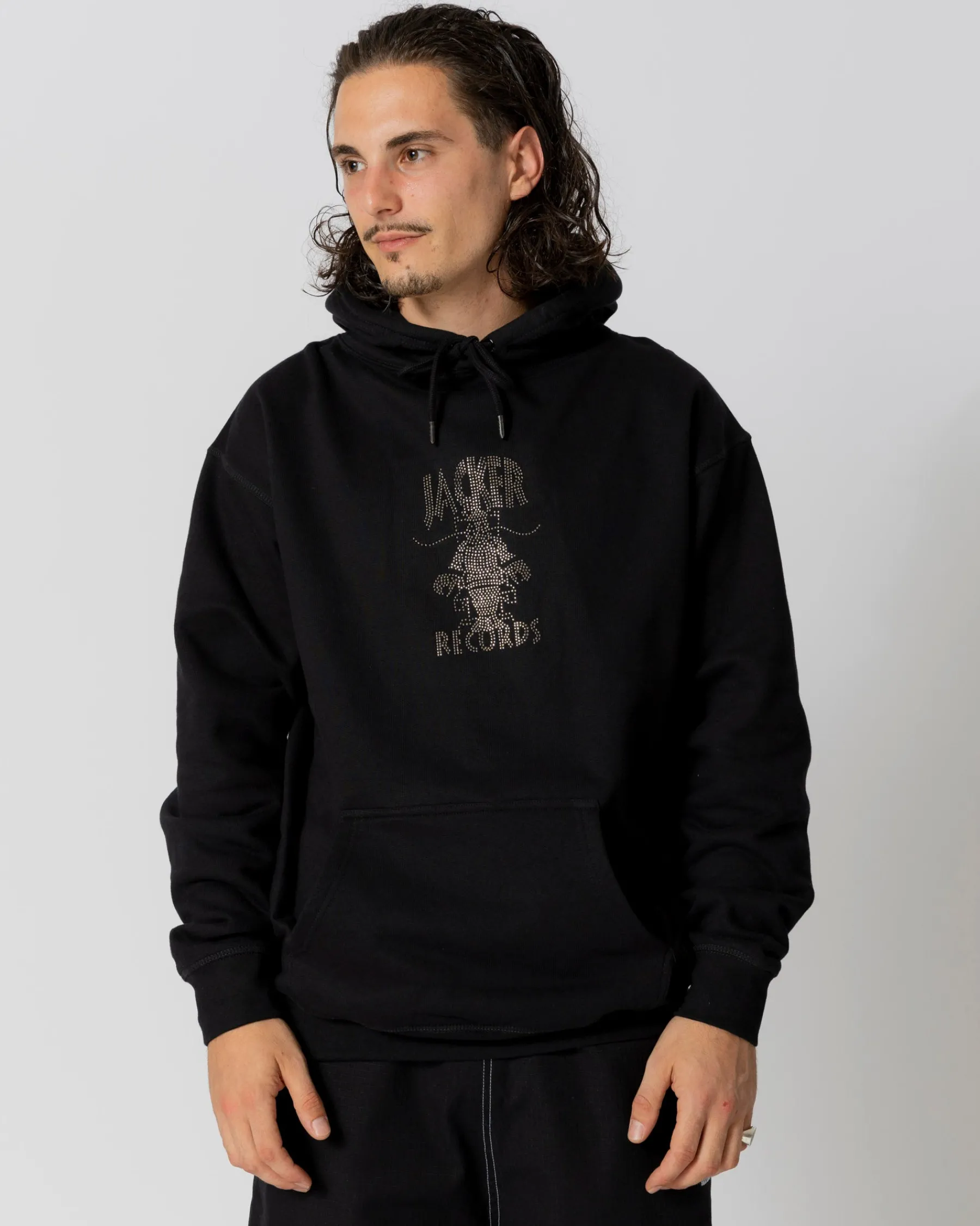 Sweats|JACKER LOBSTER SERVICE HOODIE - BLACK