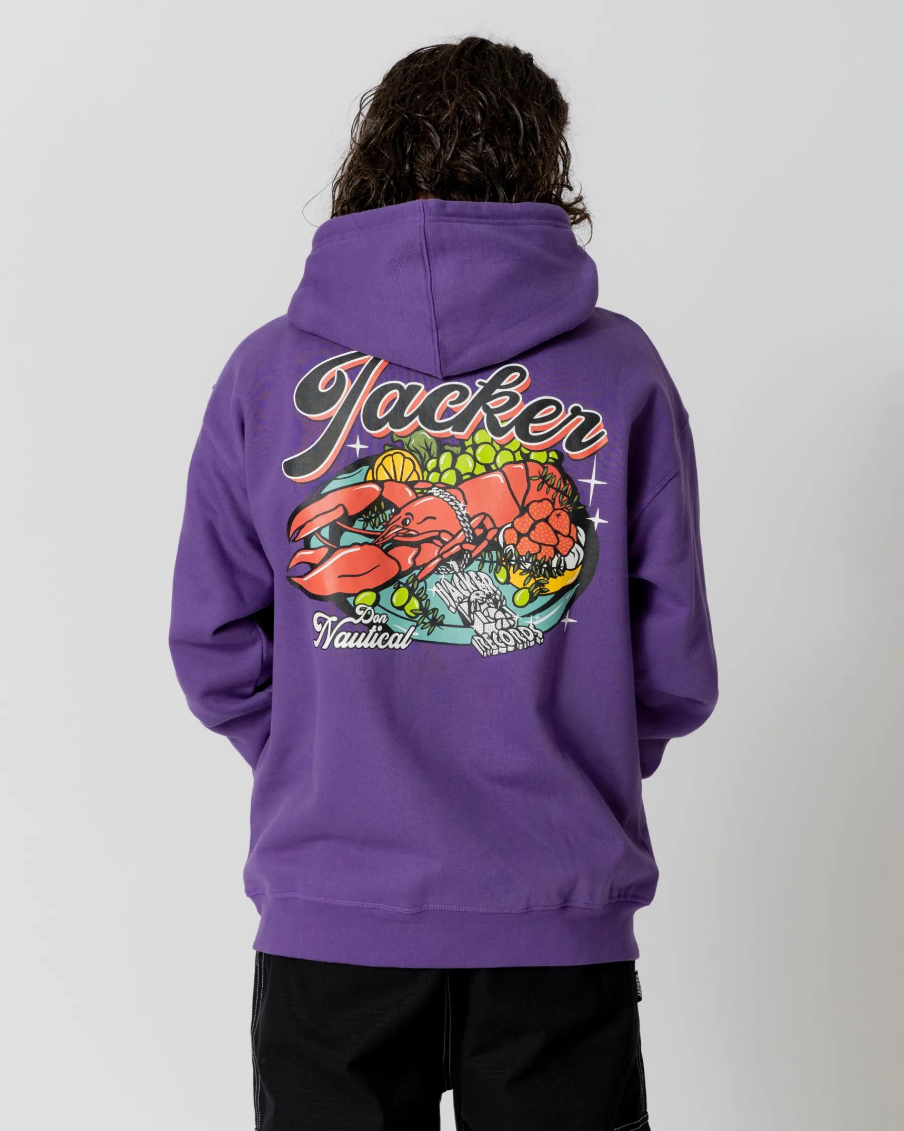 Sweats|JACKER LOBSTER SERVICE HOODIE - PURPLE