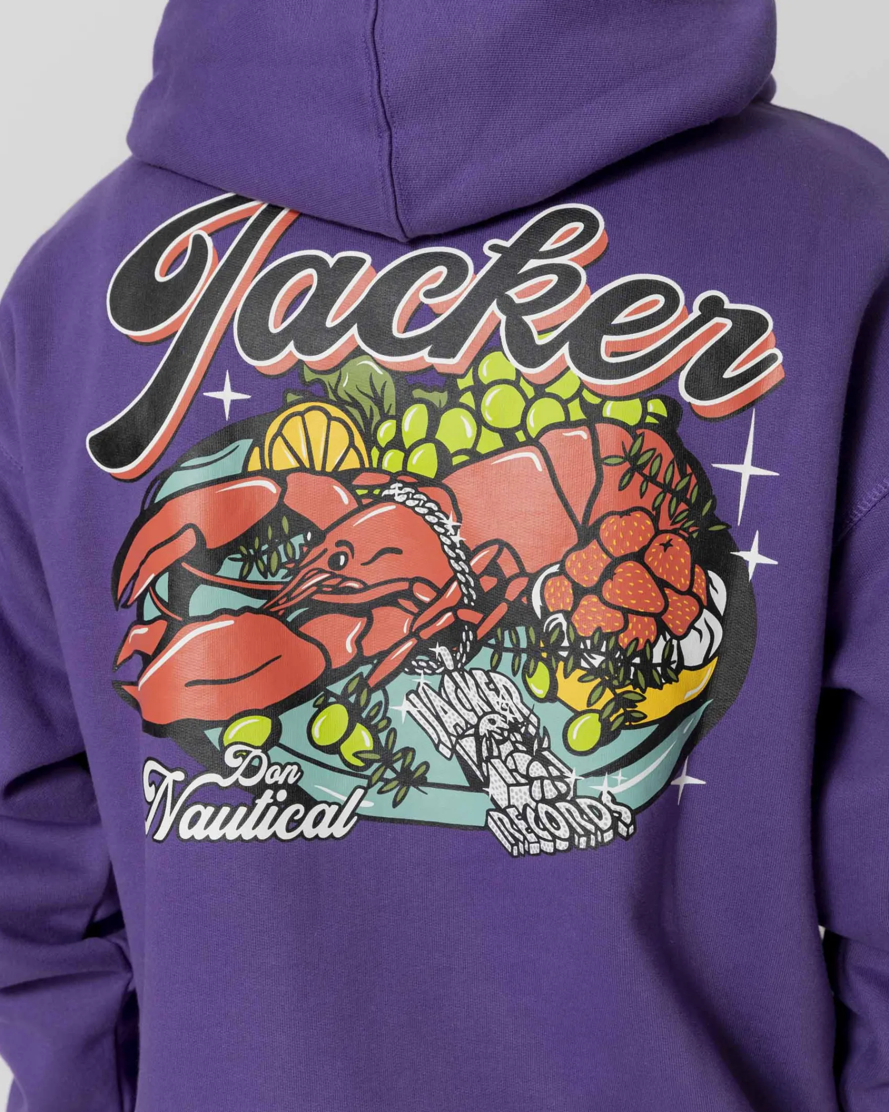 Sweats|JACKER LOBSTER SERVICE HOODIE - PURPLE