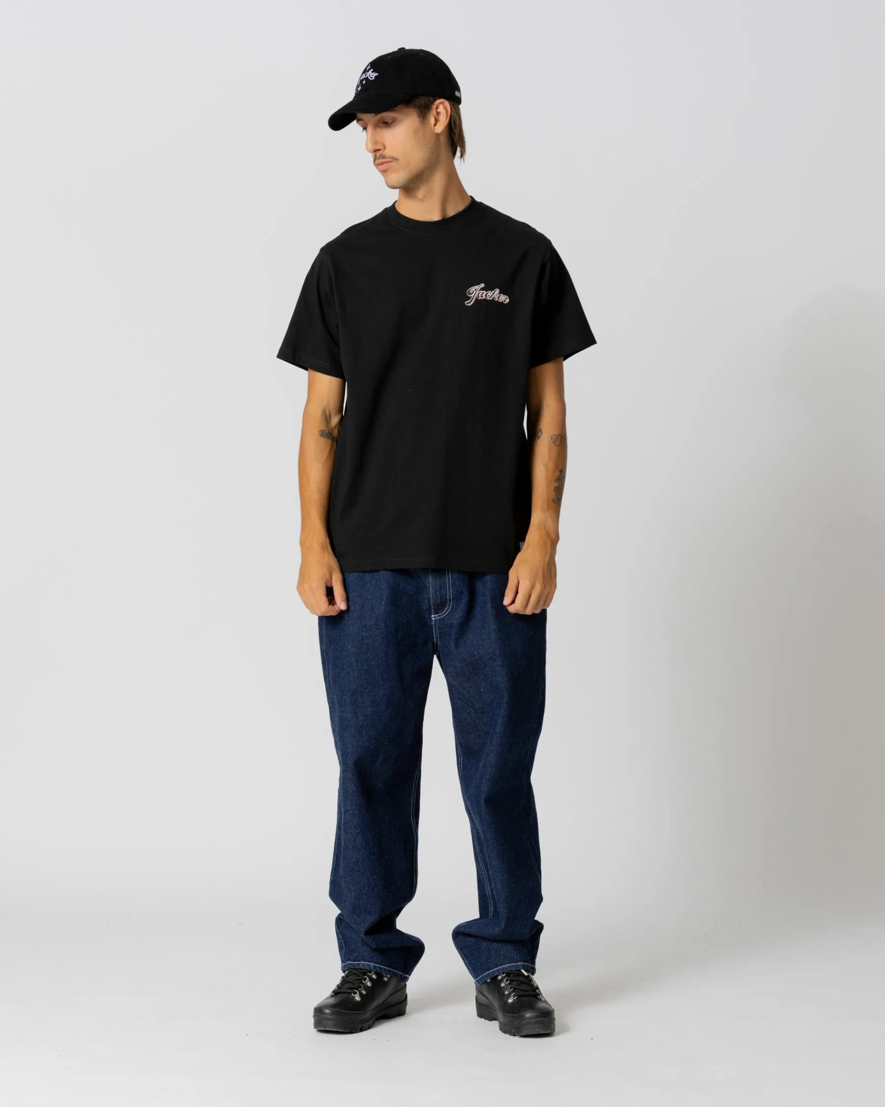 T-shirts|JACKER LOBSTER SERVICE T-SHIRT - BLACK