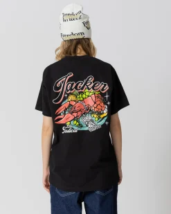 T-shirts|JACKER LOBSTER SERVICE T-SHIRT - BLACK