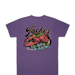T-shirts|JACKER LOBSTER SERVICE T-SHIRT - PURPLE