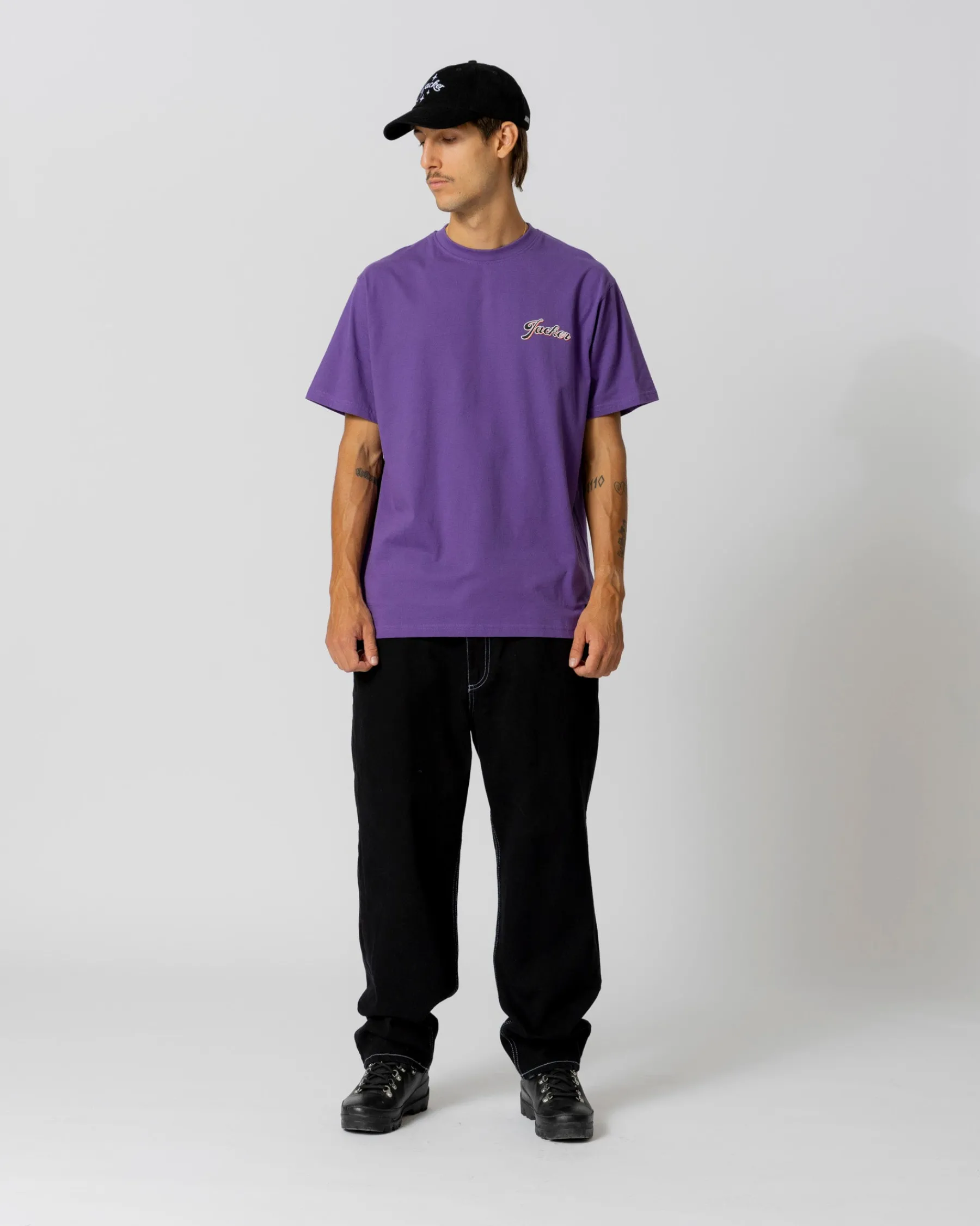 T-shirts|JACKER LOBSTER SERVICE T-SHIRT - PURPLE