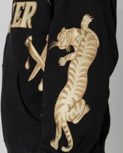 Sweats|JACKER NAUTICAL ZIPPED HOODIE - BLACK