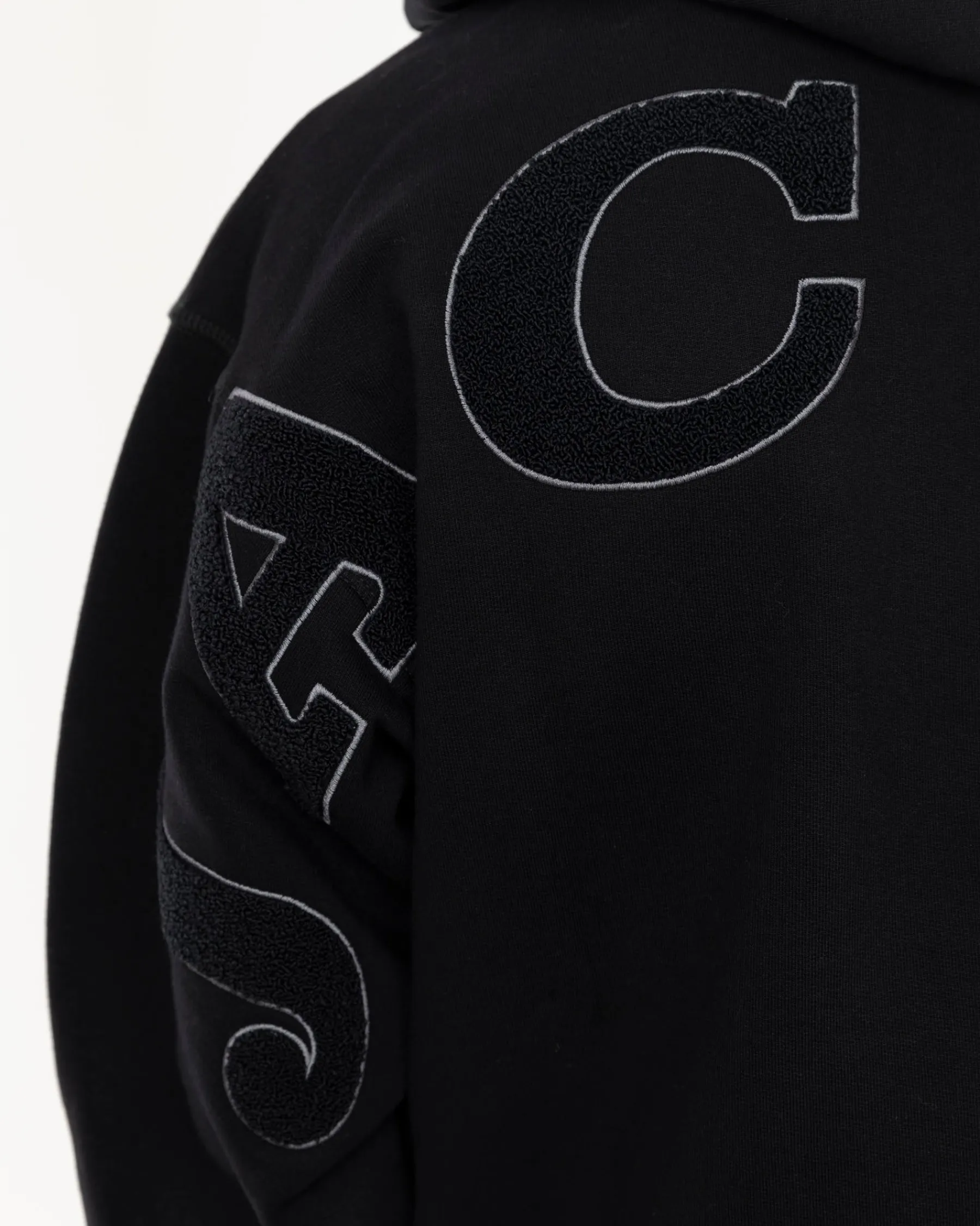 Sweats|JACKER NOTORIOUS ZIPPED HOODIE - BLACK