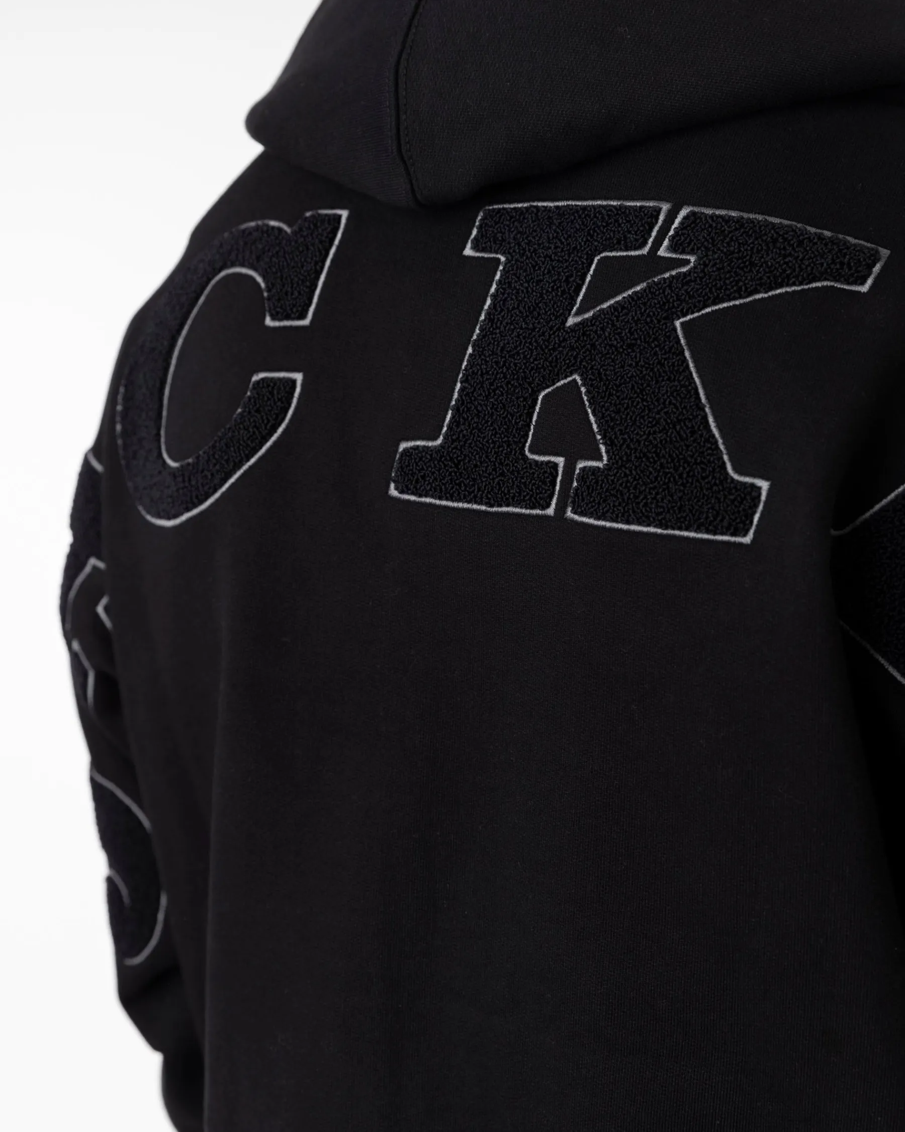 Sweats|JACKER NOTORIOUS ZIPPED HOODIE - BLACK