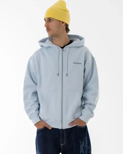 Sweats|JACKER NOTORIOUS ZIPPED HOODIE - BLUE