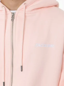 Sweats|JACKER NOTORIOUS ZIPPED HOODIE - PINK
