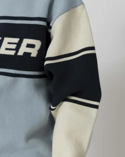 Knit|Sweats|JACKER OLYMPICO KNIT CREWNECK - BLUE