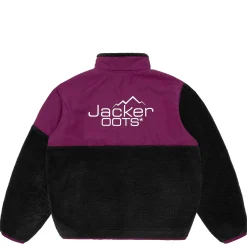 Vestes|JACKER OOTS SHERPA JACKET - PURPLE