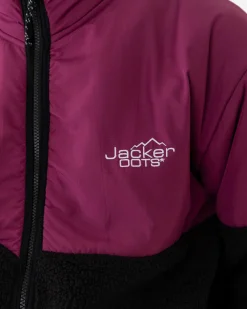 Vestes|JACKER OOTS SHERPA JACKET - PURPLE