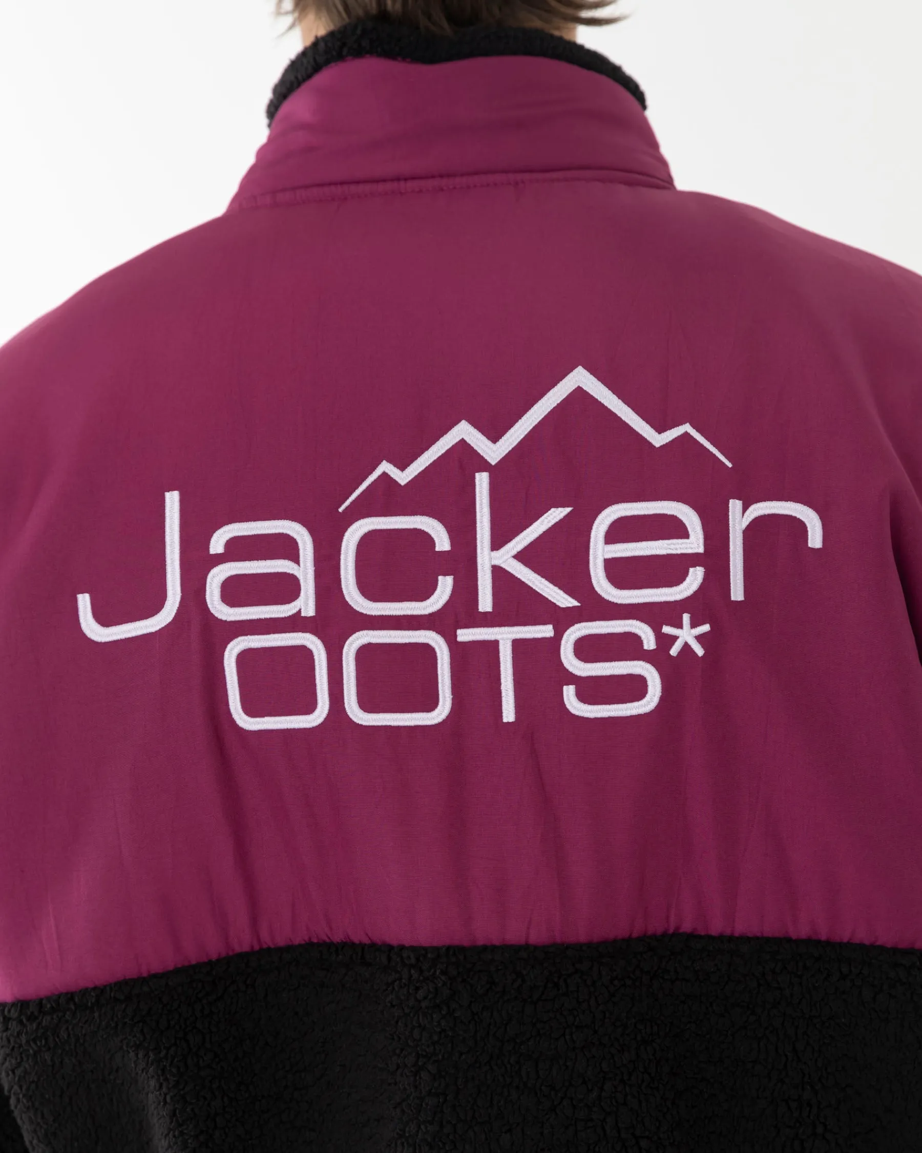 Vestes|JACKER OOTS SHERPA JACKET - PURPLE
