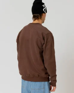 Sweats|JACKER ORCHESTRA CREWNECK - BROWN