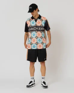 Pantalons & Shorts|Jersey|JACKER ORIENT EXPRESS SOCCER SHORT - BLACK