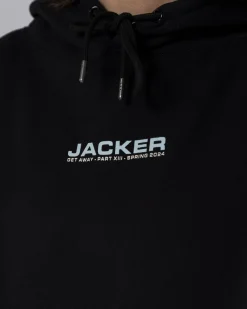 Sweats|JACKER PASSIO GARO HOODIE - BLACK