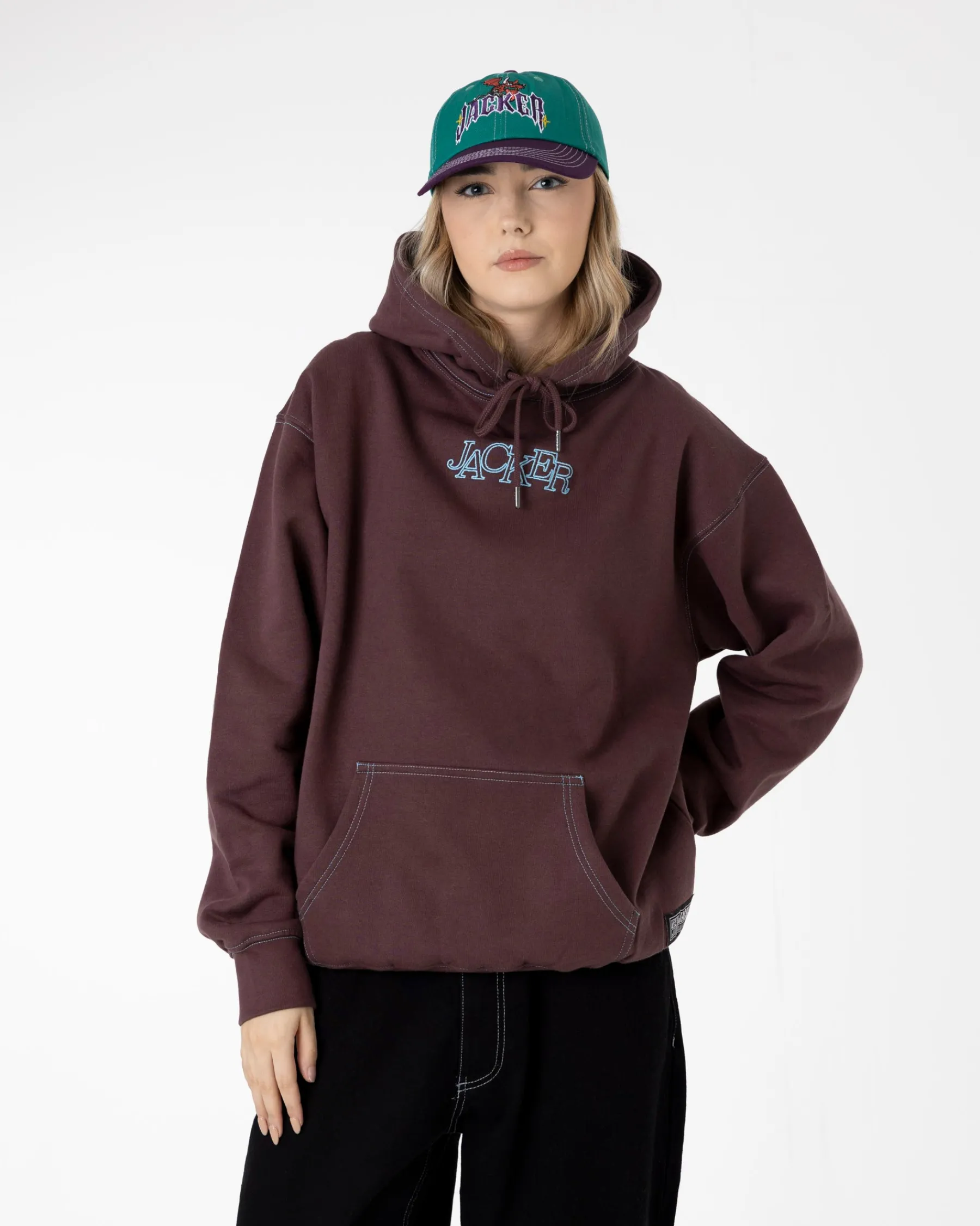 Sweats|JACKER SELECT CONTRAST HOODIE - PURPLE