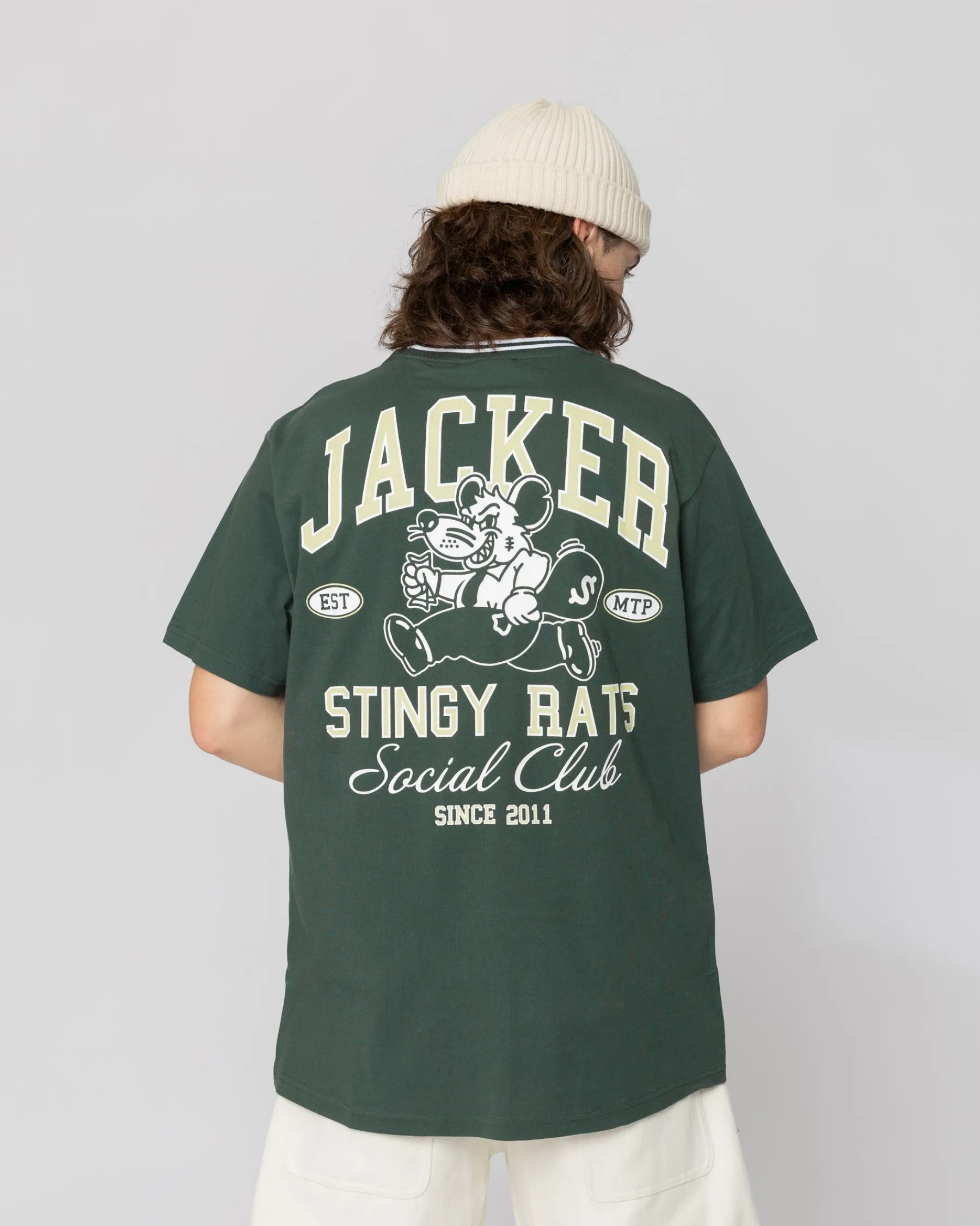 T-shirts|JACKER STINGY - T-SHIRT - GREEN