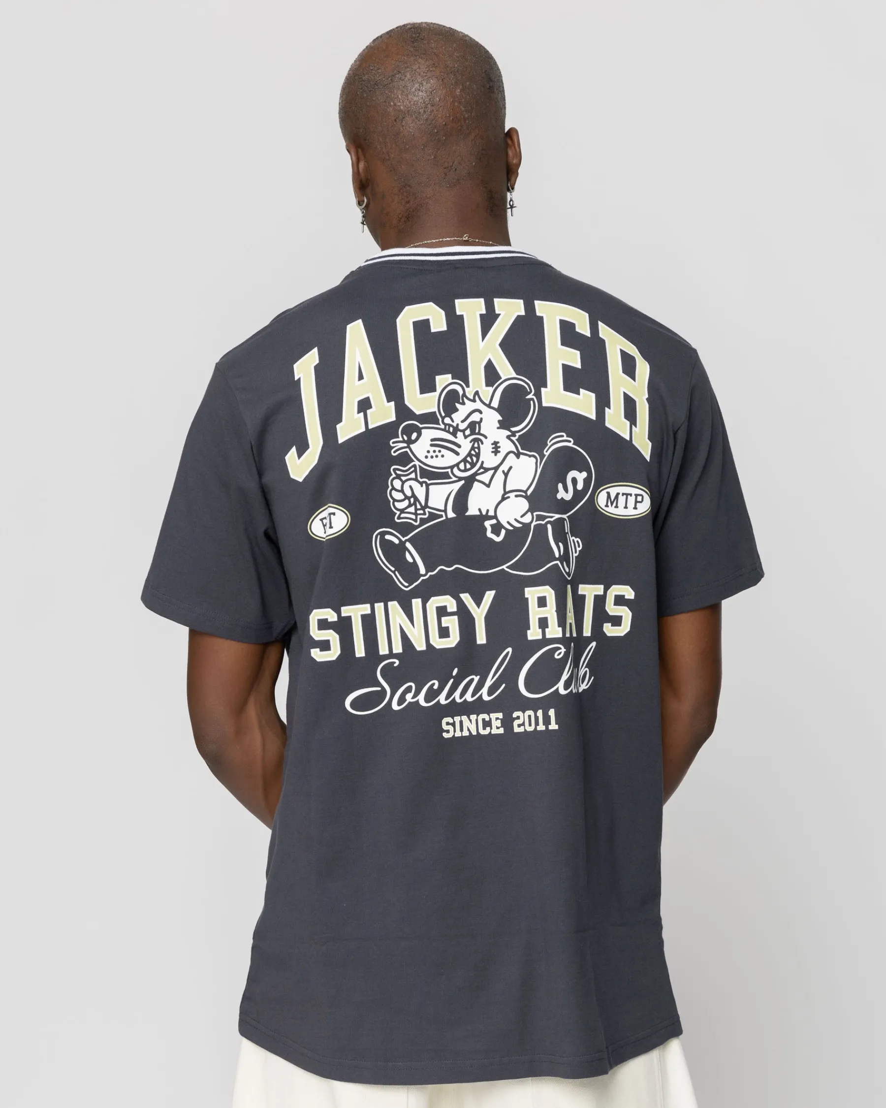 T-shirts|JACKER STINGY - T-SHIRT - NAVY