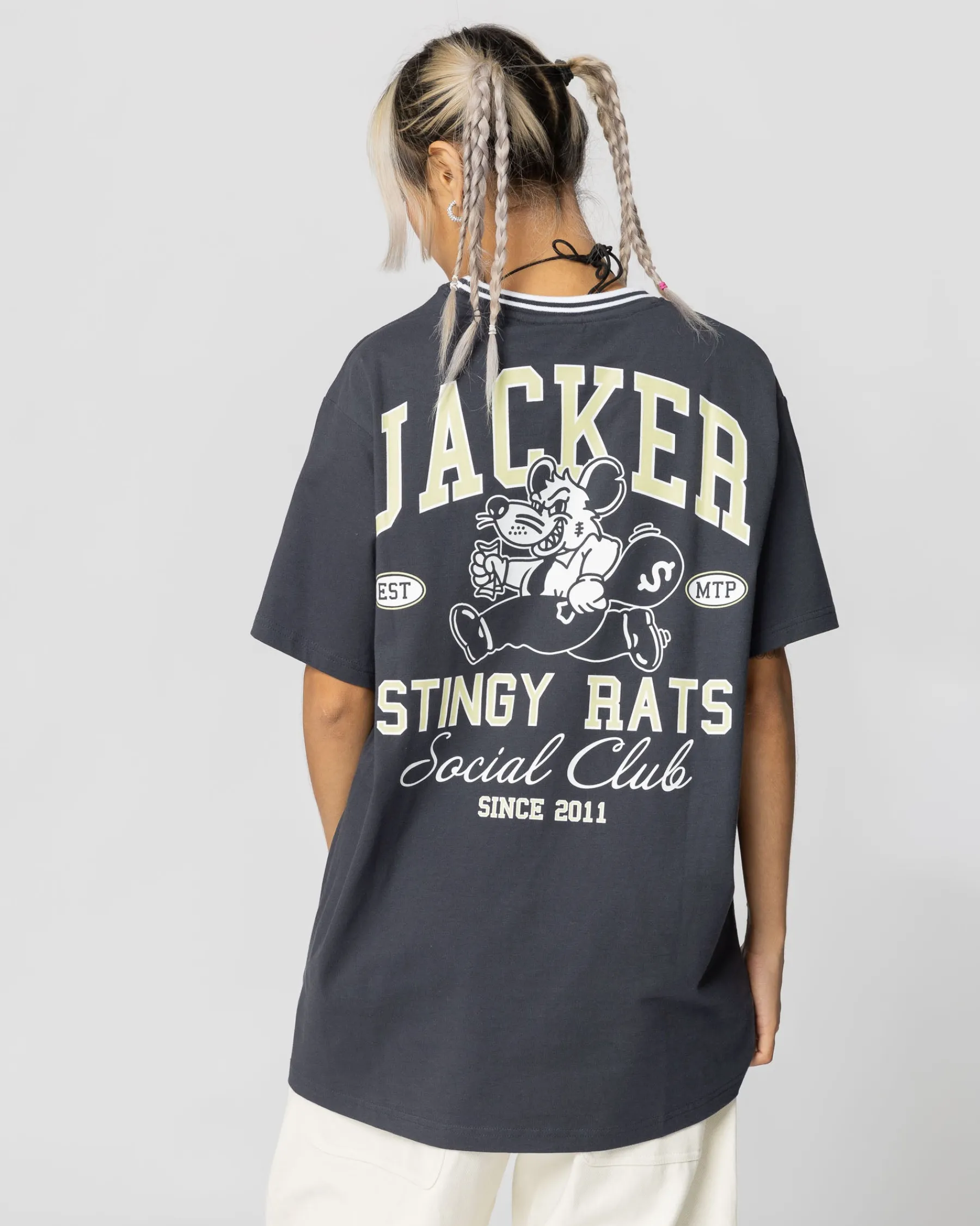 T-shirts|JACKER STINGY - T-SHIRT - NAVY