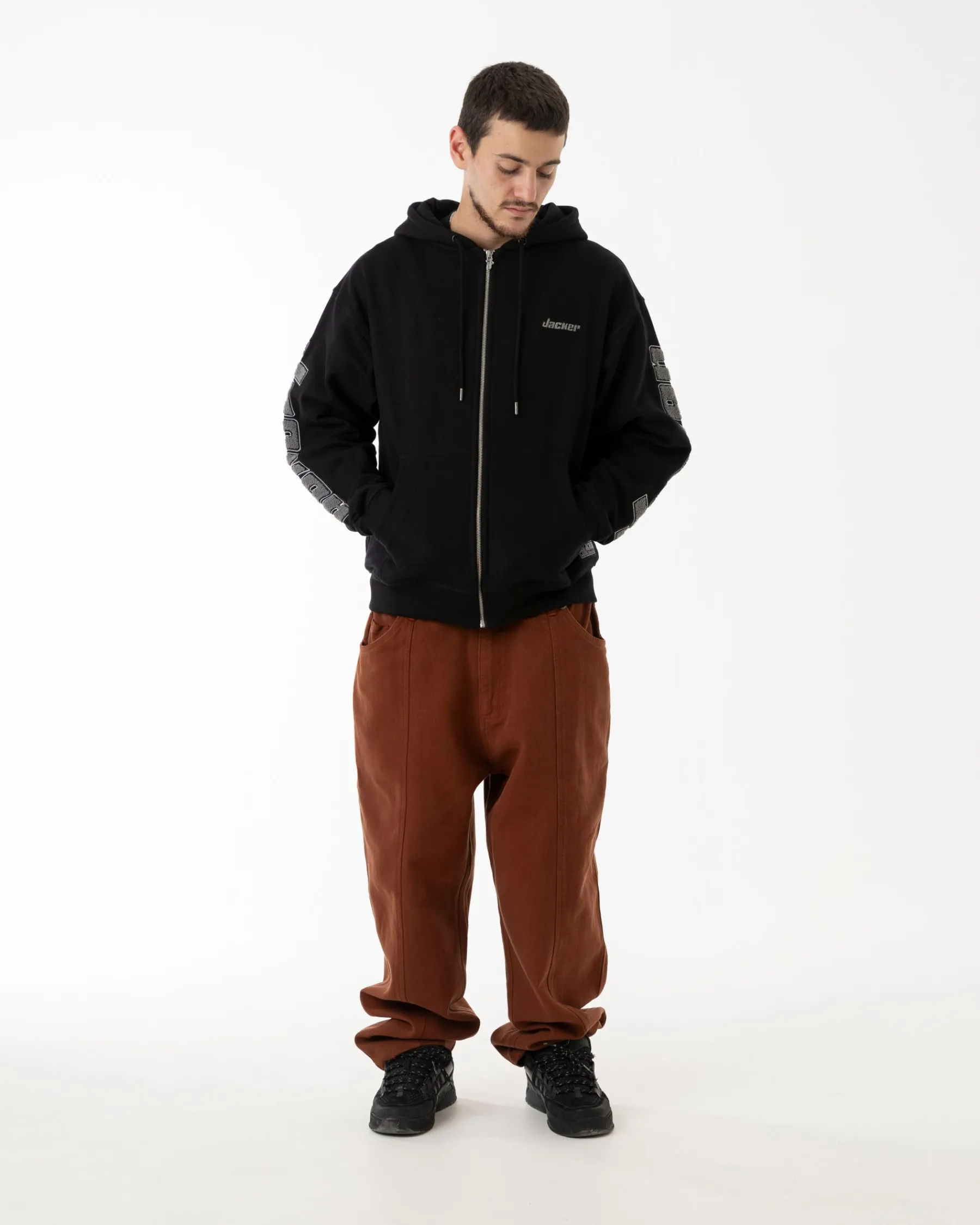 Pantalons & Shorts|JACKER 3 STRIPES PANT - BROWN