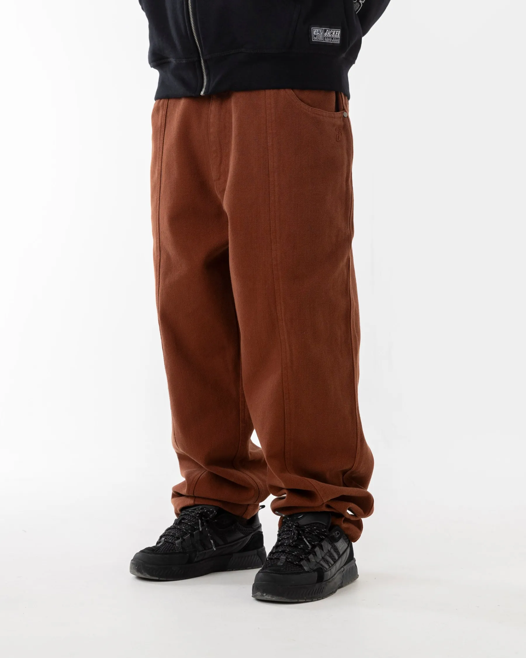 Pantalons & Shorts|JACKER 3 STRIPES PANT - BROWN