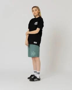 Pantalons & Shorts|JACKER SWELL LOGO SHORT - GREEN