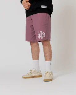 Pantalons & Shorts|JACKER SWELL LOGO SHORT - PURPLE