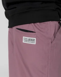 Pantalons & Shorts|JACKER SWELL LOGO SHORT - PURPLE