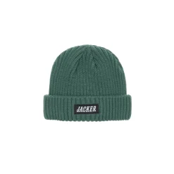 Headwear|JACKER TEAM LOGO SHORT BEANIE - TEAL